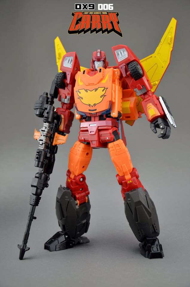 DX9 D06 Carry Final Production Images of Not Rodimus Prime Figure